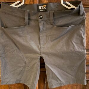 Timberland Flex Modern Fit Men's Gray Flat Front Shorts